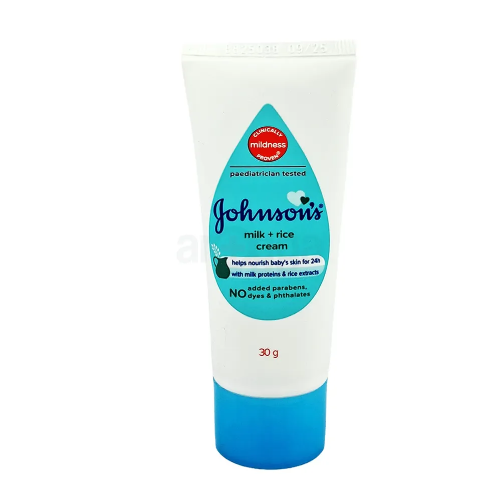 Johnson's Baby Skincare Cream Milk + Rice 30g  