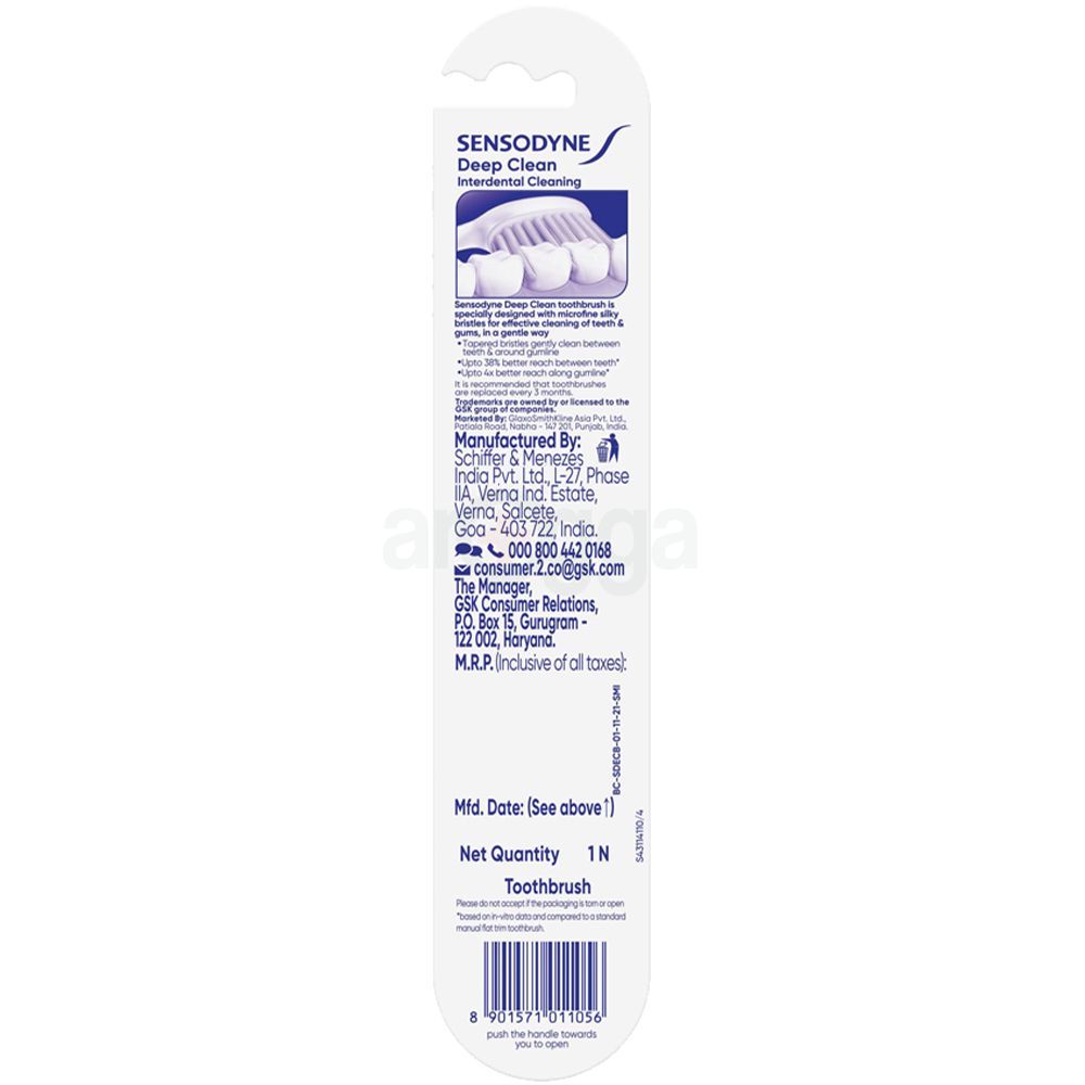 Sensodyne Deep Clean Toothbrush With Extra Soft Bristles  