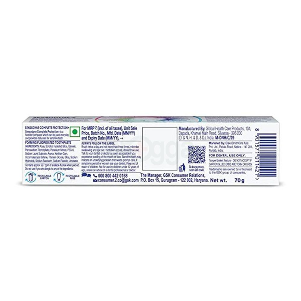Sensodyne Complete Protection Toothpaste 70g  