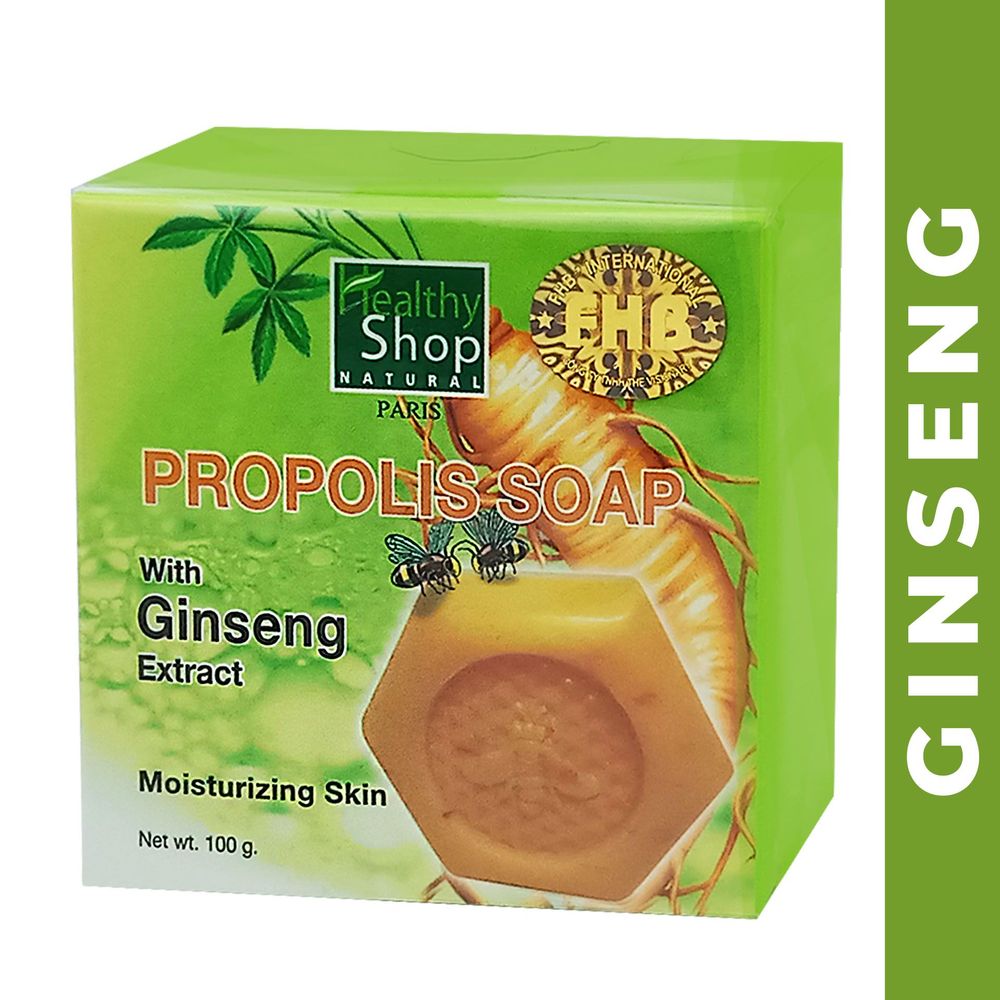 Healthy Shop Propolis Soap With Ginseng Extract HP-F 227  