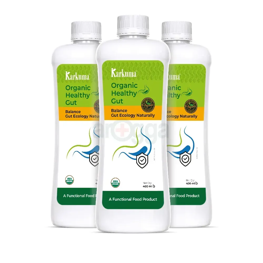 Karkuma Organic Healthy Gut Bundle Package (Bundle of 3)  