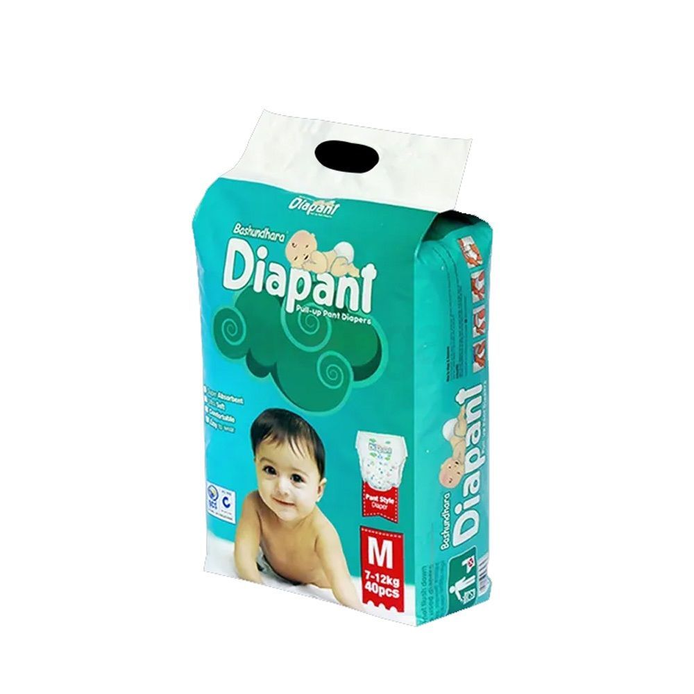 Bashundhara Diapant-Standard Series M 40's Pack Size-M Diaper