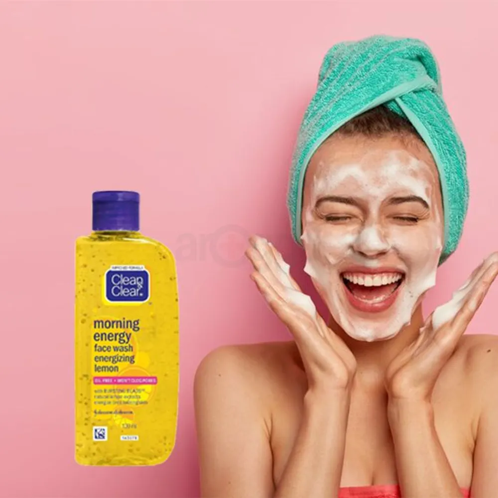 Clean & Clear Fruit Essentials Brightening Lemon facial Cleanser (Made in Phillipines)  