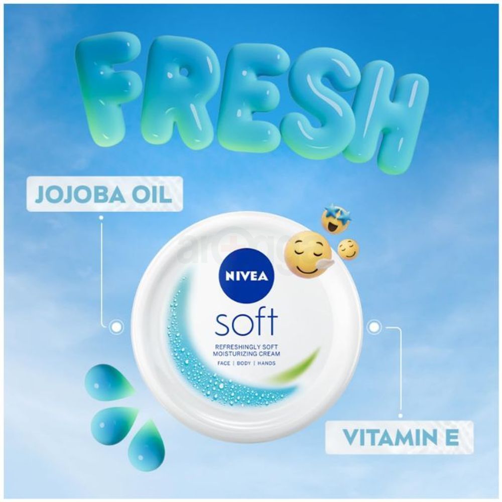 NIVEA Soft Revitalizing Moisturising Care Cream 200ml  