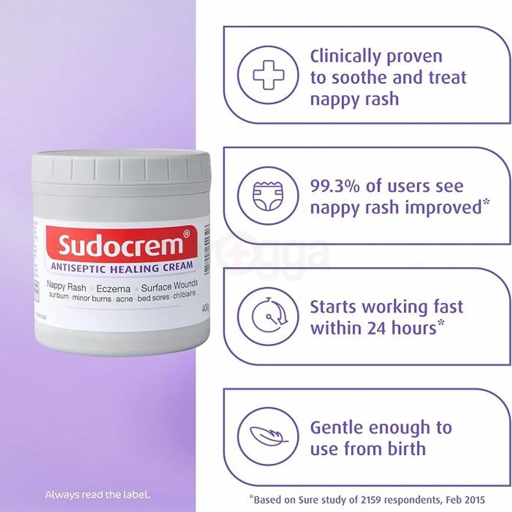 Sudocrem Antiseptic Healing Baby Diaper Rash Cream 125g  