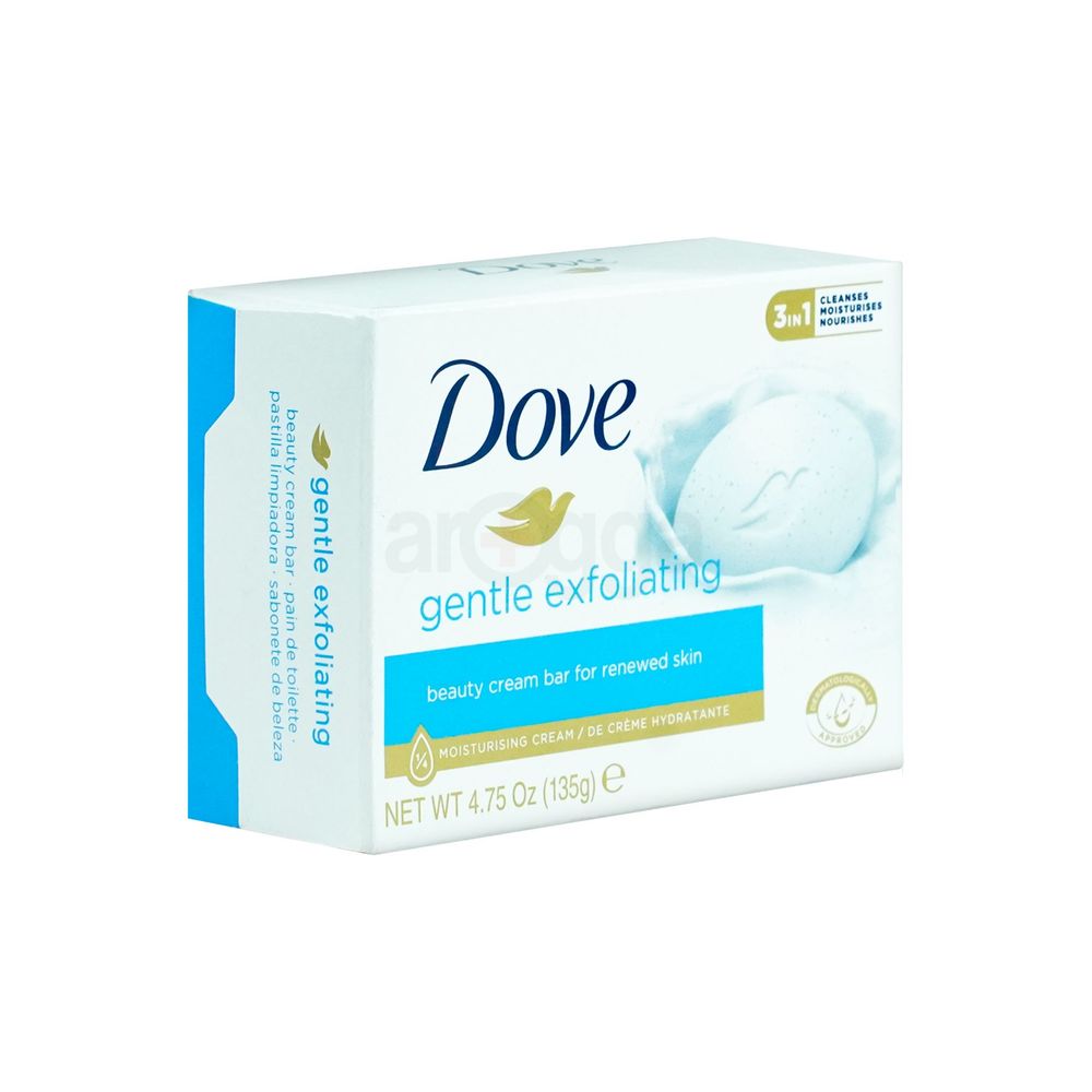 Dove Gentle Exfoliating Beauty Cream Bar for Renewed Skin 135gm  