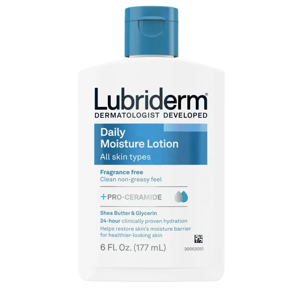 Lubriderm Daily Moisture Lotion for All Skin Types with Shea Butter & Glycerin  