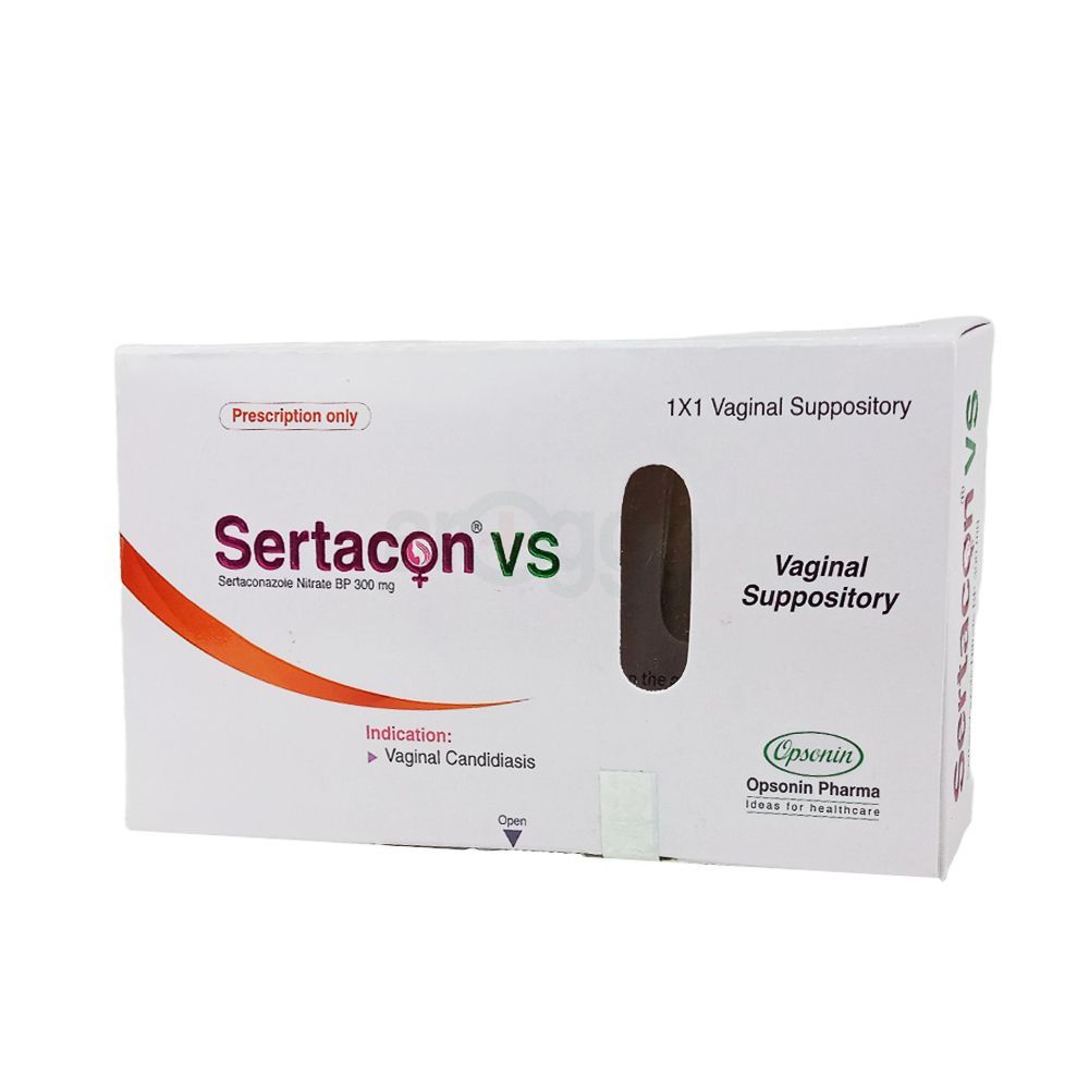 Sertacon VS 300mg Vaginal Suppository