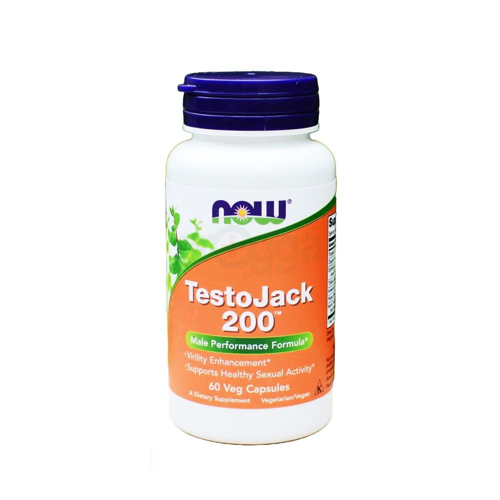 NOW TestoJack 200 Male Performance Formula 60 Capsules - Arogga Online ...