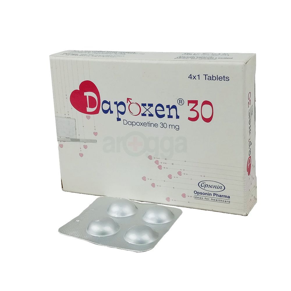Dapoxen 30mg Tablet - Arogga Online Pharmacy