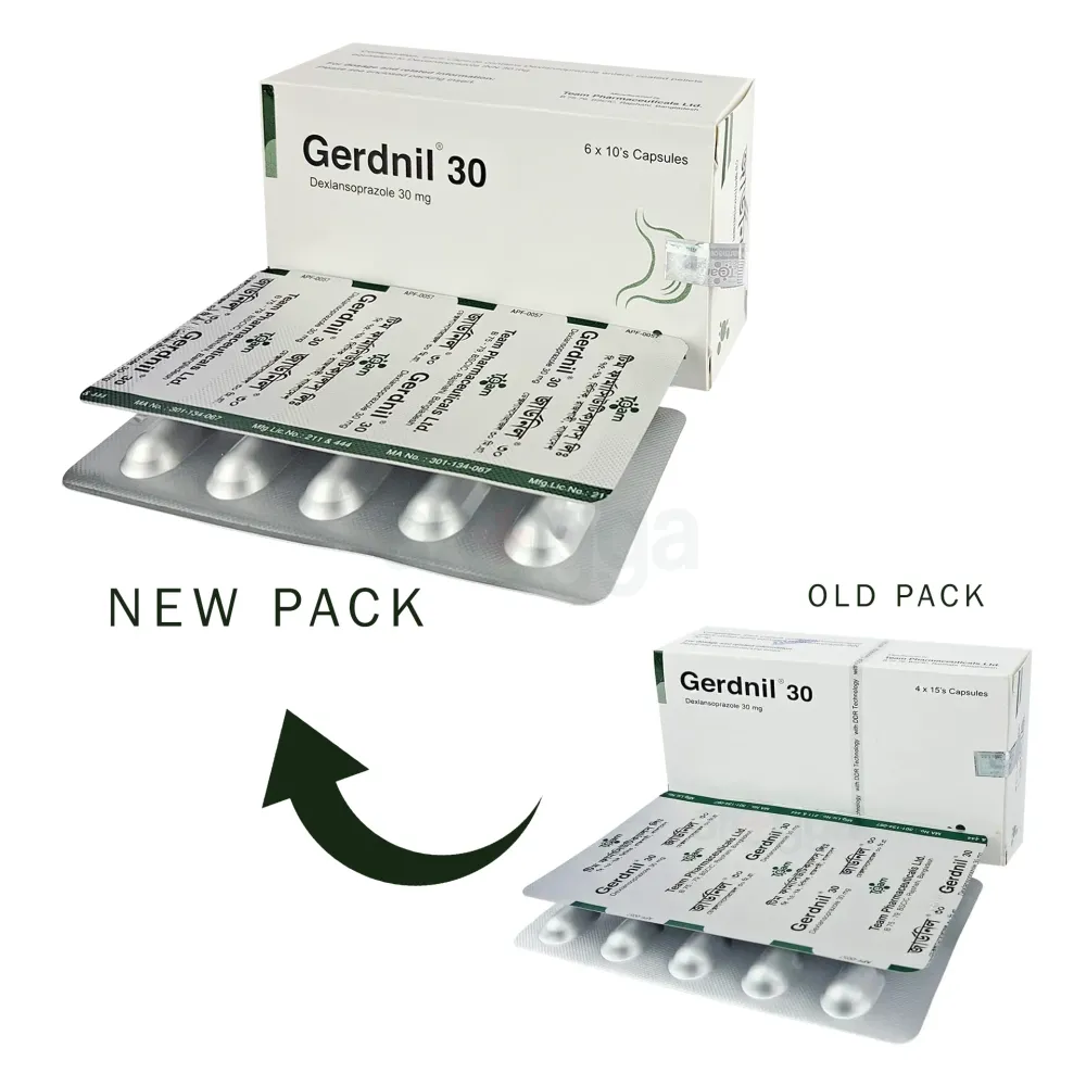 Gerdnil 30 price in Bangladesh | Arogga Online Pharmacy