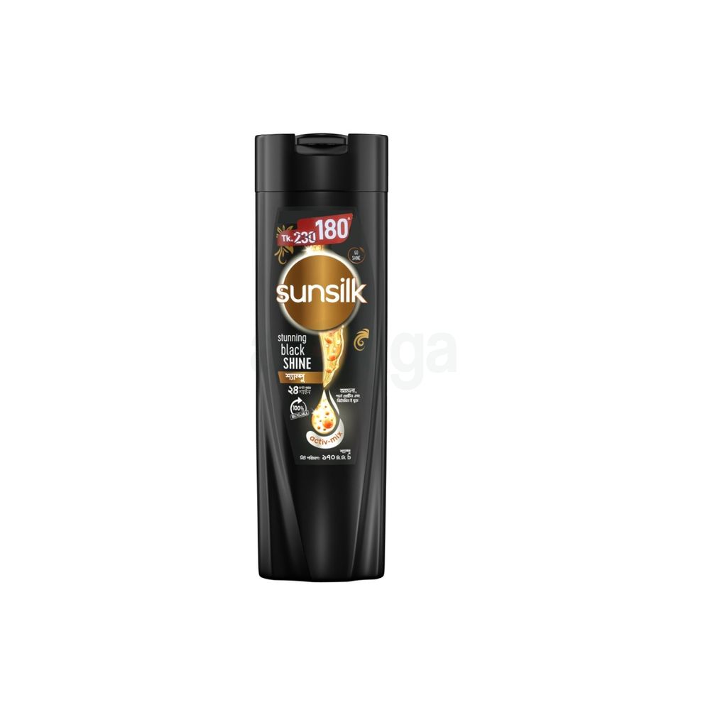 Sunsilk Shampoo Stunning Black Shine 170ml  