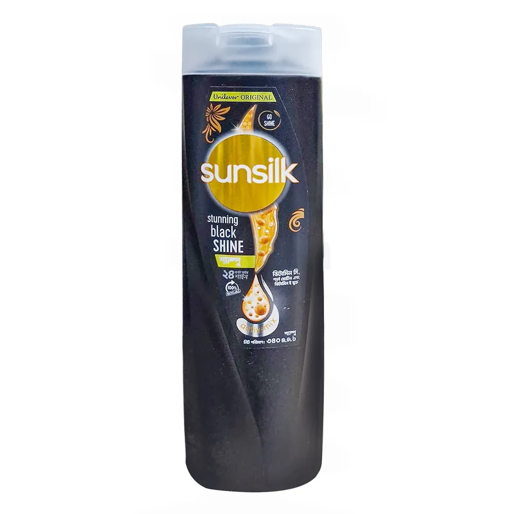 Sunsilk Stunning Black Shine Shampoo 340ml  