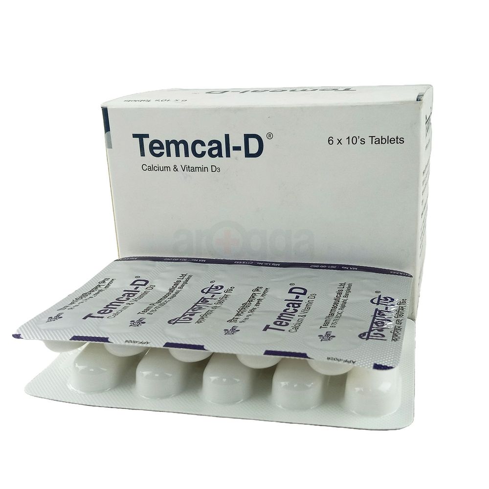 Temcal-D 500mg+200mg Tablet