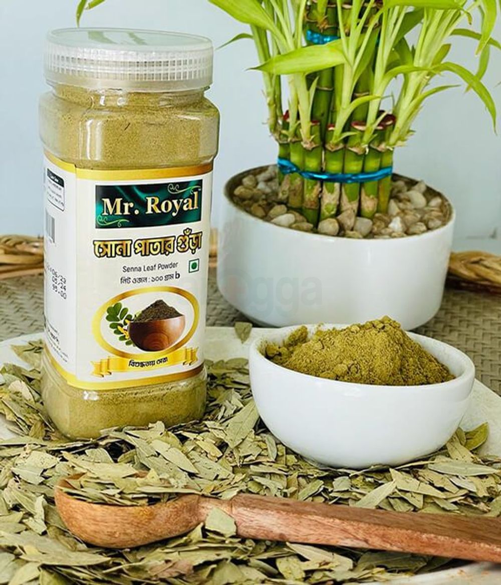 Mr Royal Senna Leaf Powder 100mg (মি. রয়েল সোনাপাতা গুঁড়া)  