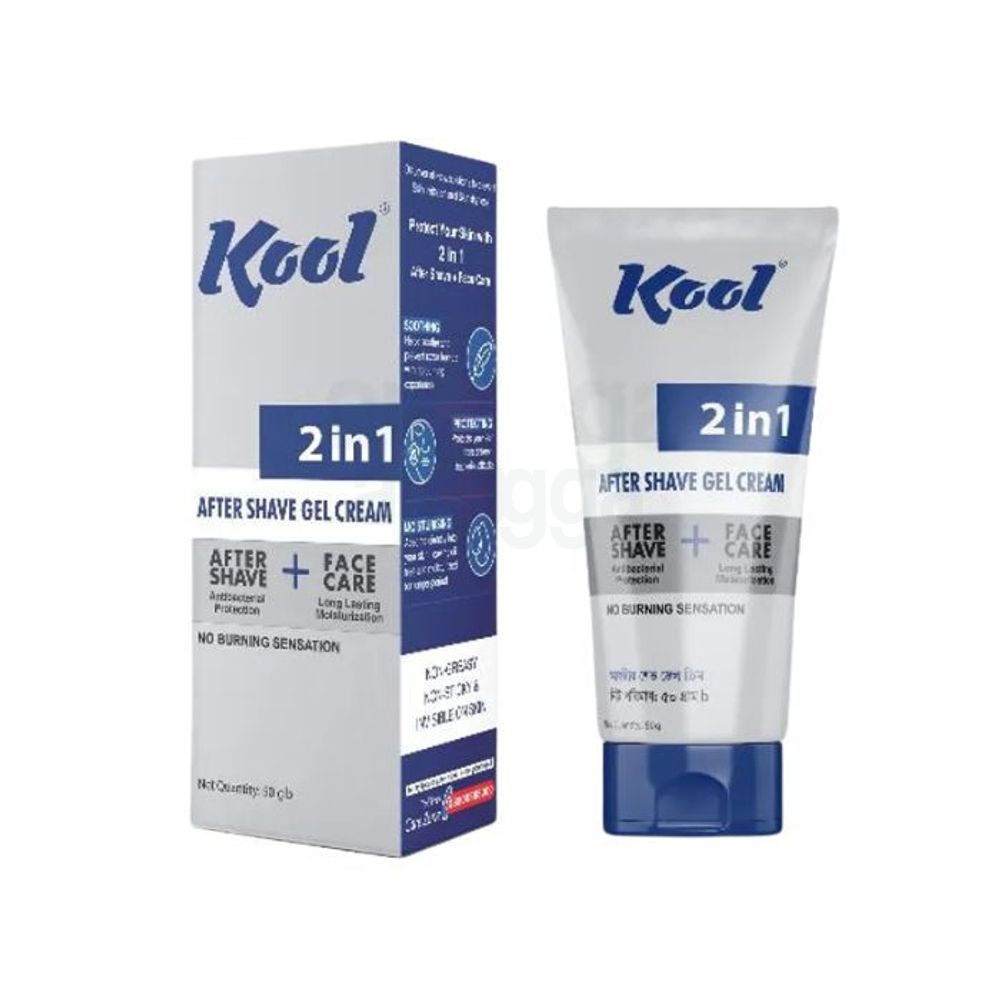 Kool 2in1 After Shave Gel Cream 50g  