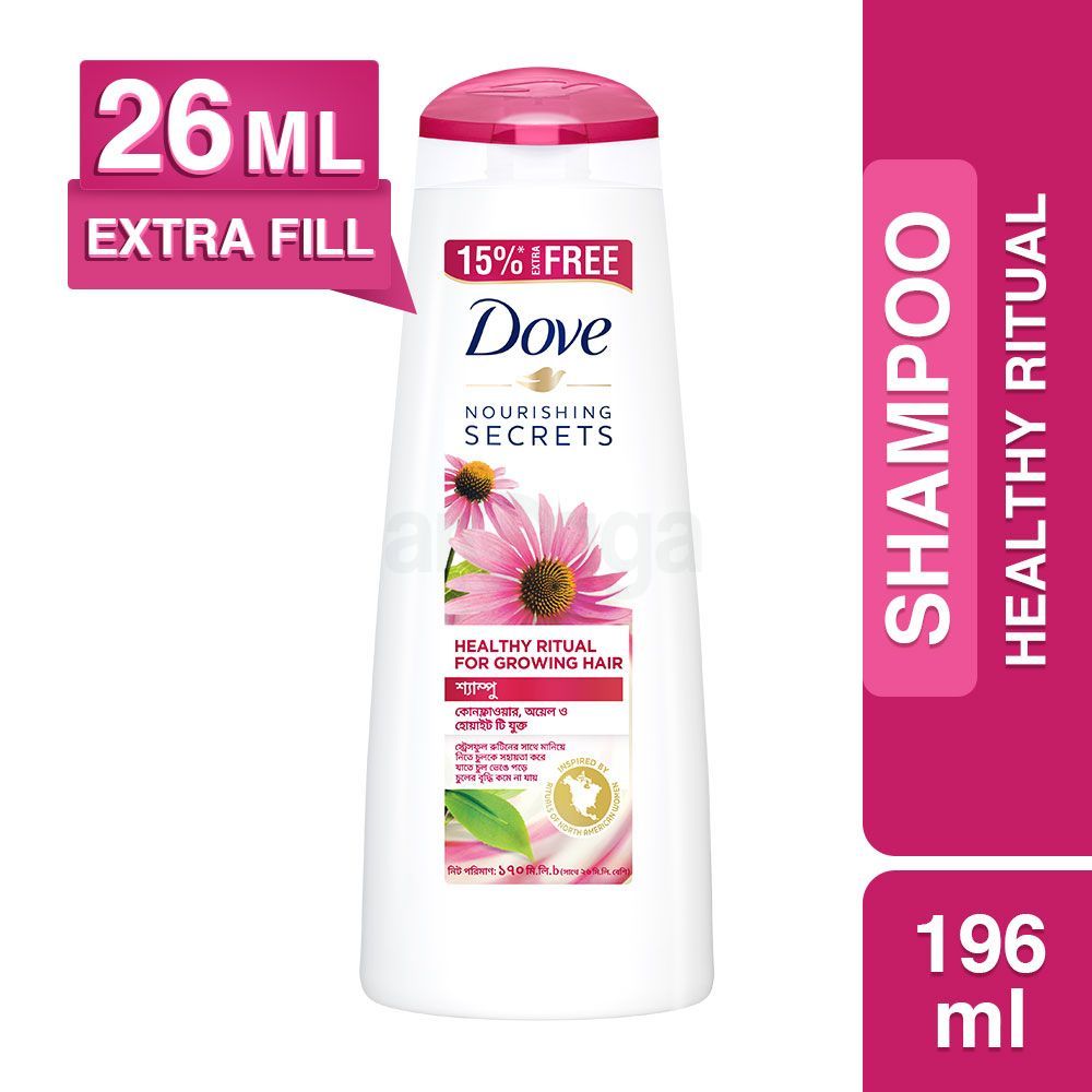 Dove Shampoo Healthy Grow 170ml (15% Extra)  