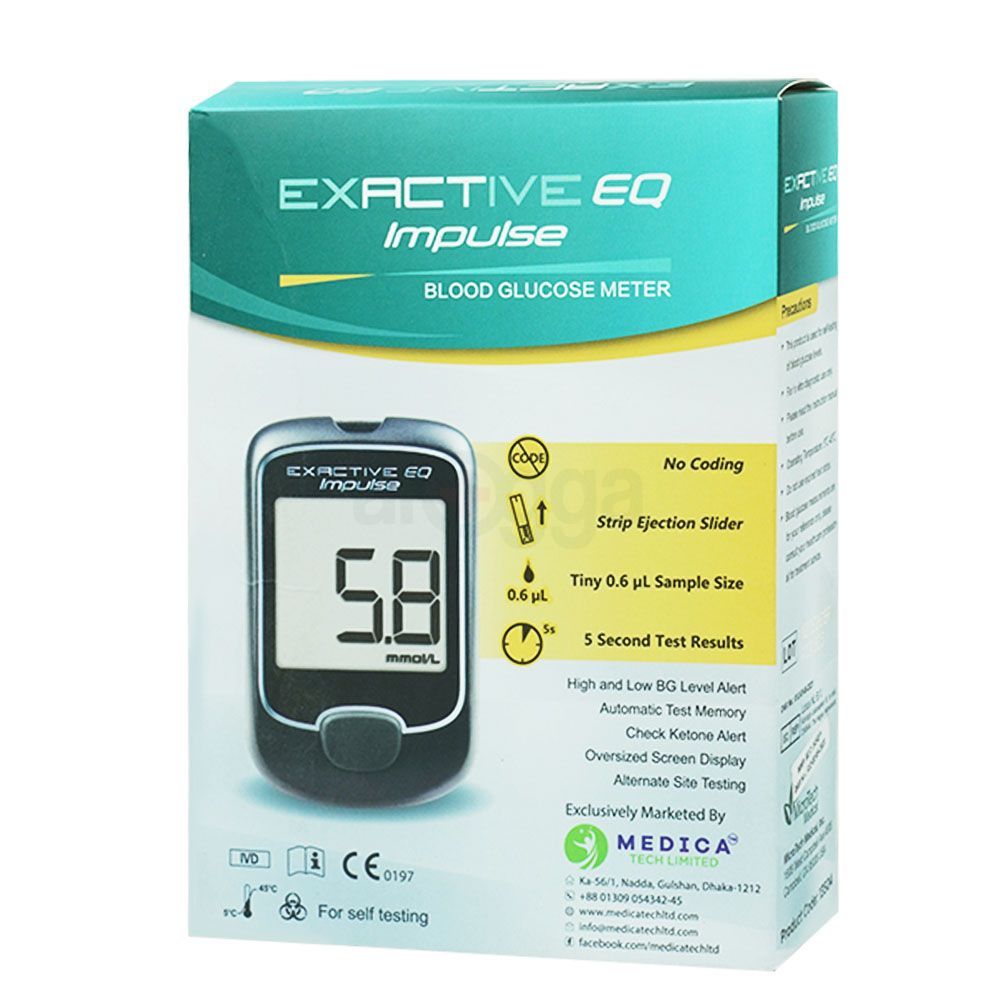 Exactive EQ Impulse Blood Glucose Meter (Medica)  