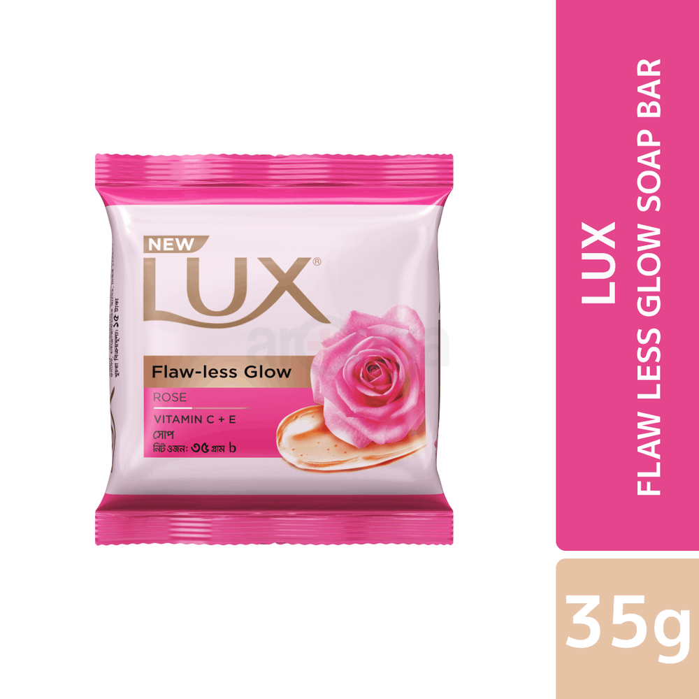 Lux Soap Bar Flaw less Glow 35g  