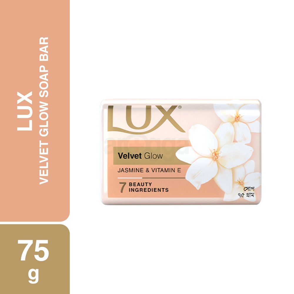 Lux Soap Bar Velvet Glow 75g - Arogga Beauty Store