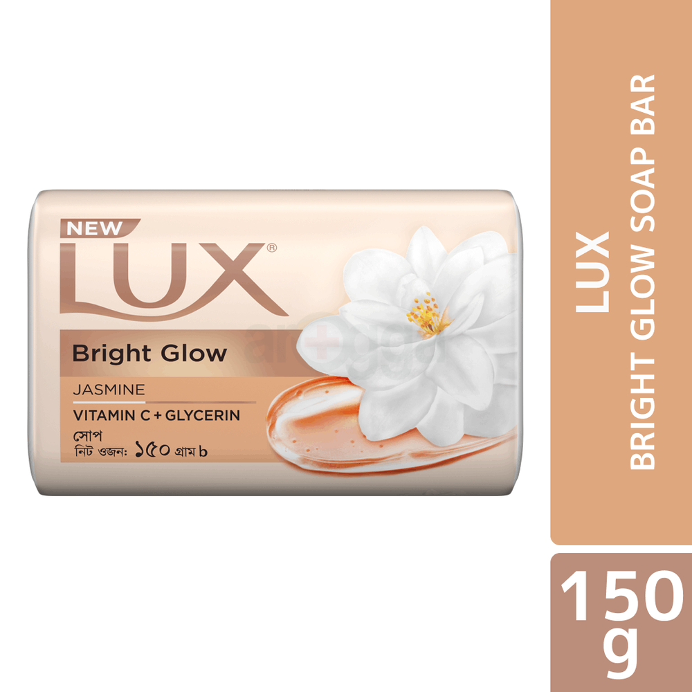 Lux Soap Bright Glow 150gm  
