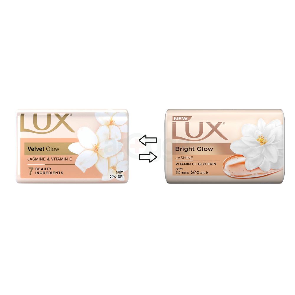 Lux Soap Bright Glow 150gm  