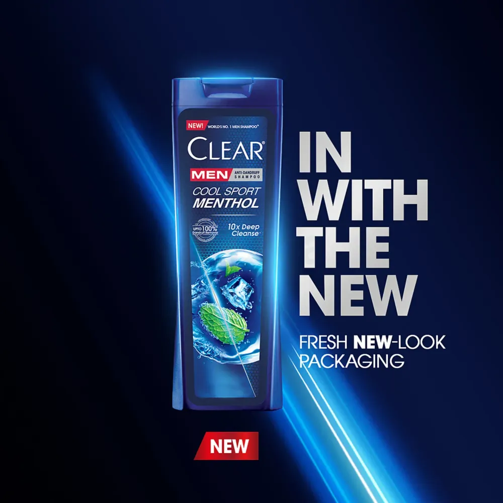 Clear Shampoo Men Cool Sport Menthol Anti Dandruff 80ml  