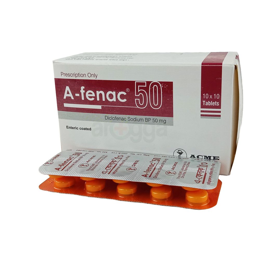 A-Fenac 50mg Tablet