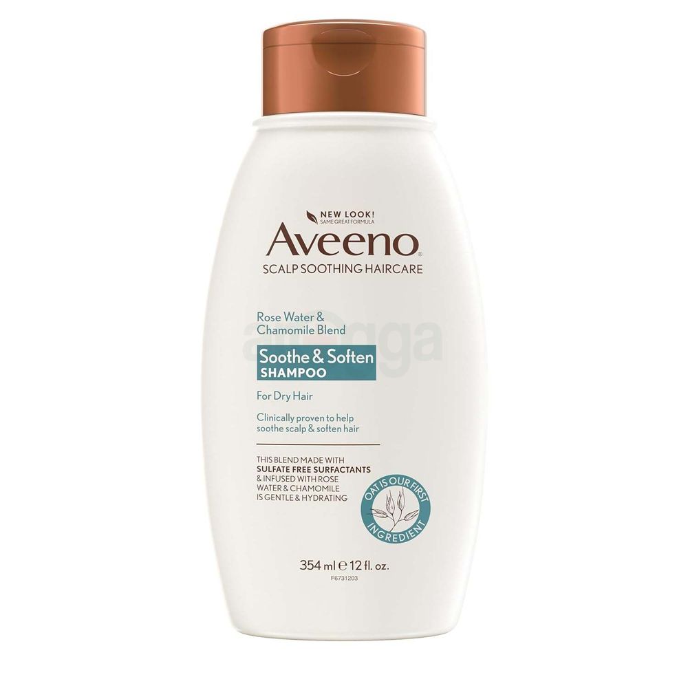 Aveeno Gentle Moisture + Rose Water & Chamomile Blend Shampoo  