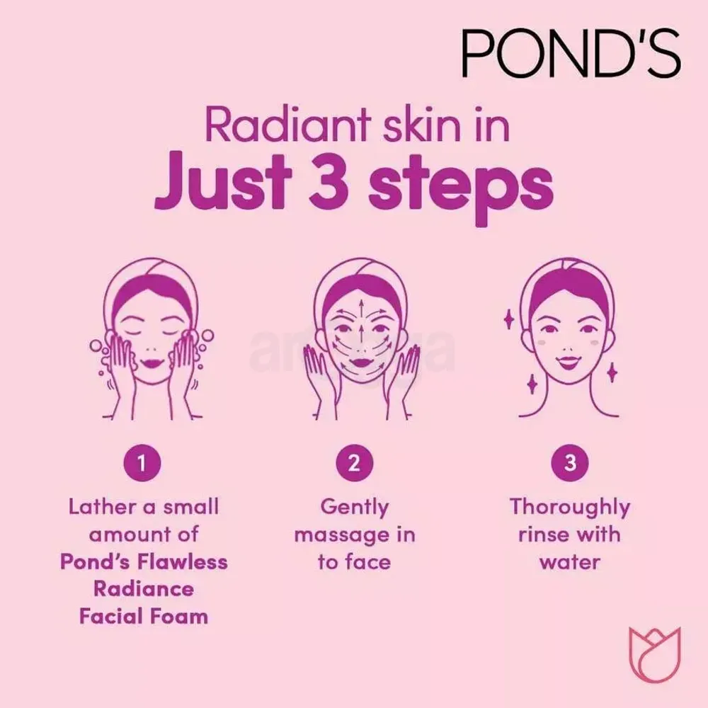 Pond’s Flawless Radiance Even Tone Facial Foam 100gm  