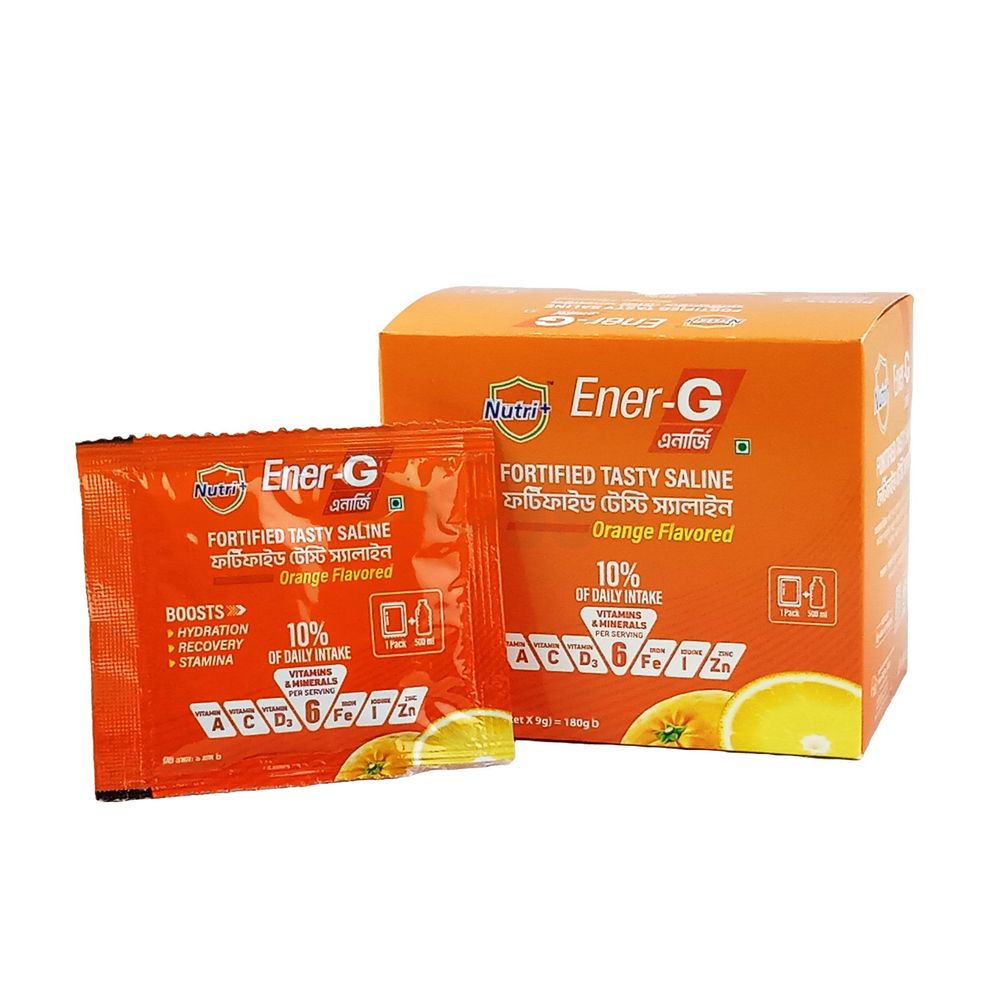 Nutri+ Ener-G Fortified Tasty Saline Orange  