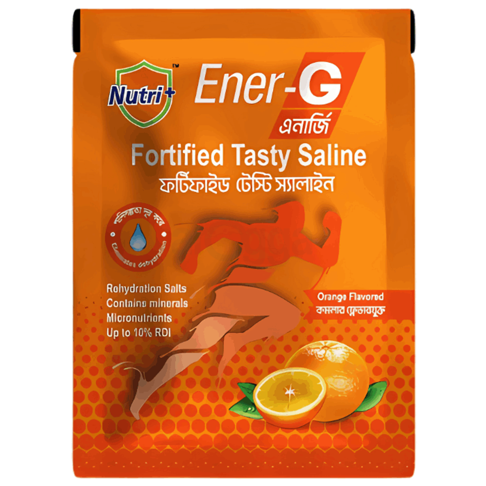 Nutri+ Ener-G Fortified Tasty Saline Orange  
