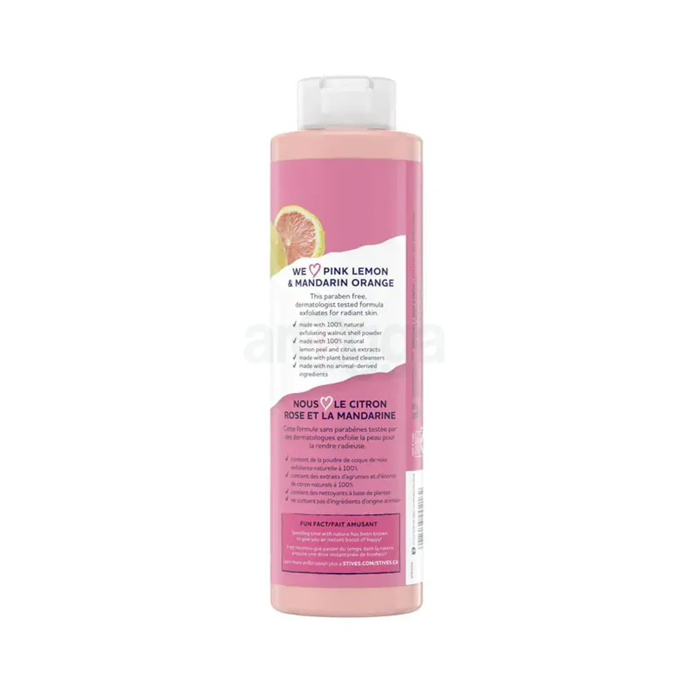 St. Ives Exfoliating Body Wash with Pink Lemon & Mandarin Orange  