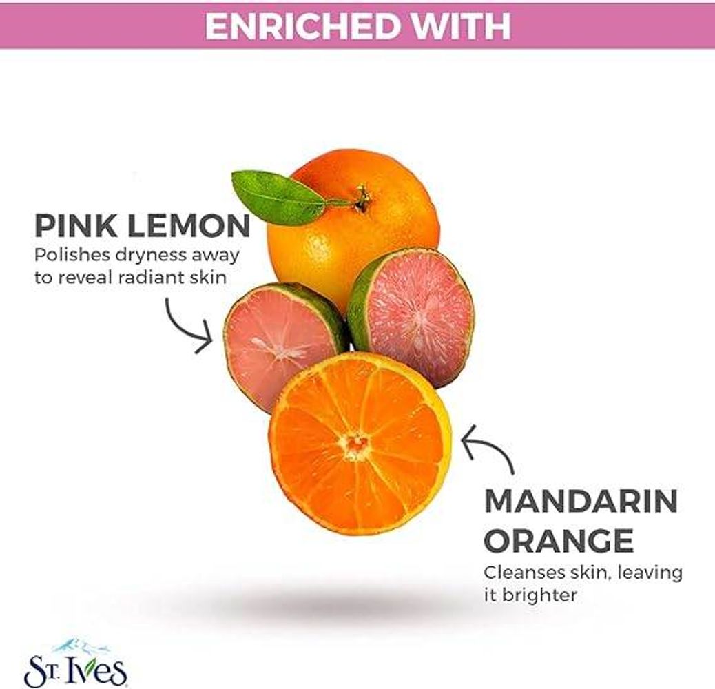 St. Ives Radiant Skin Pink Lemon & Mandarin Orange Scrub  