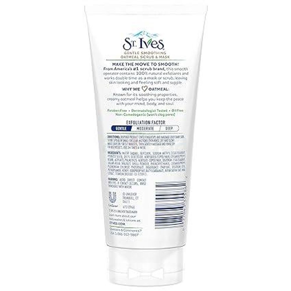 St. Ives Gentle Smoothing Oatmeal Face Scrub & Mask  