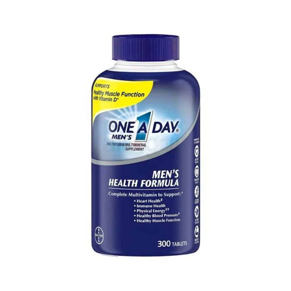 One A Day Men's Health Formula, 300 Tablets Complete Multivitamin  