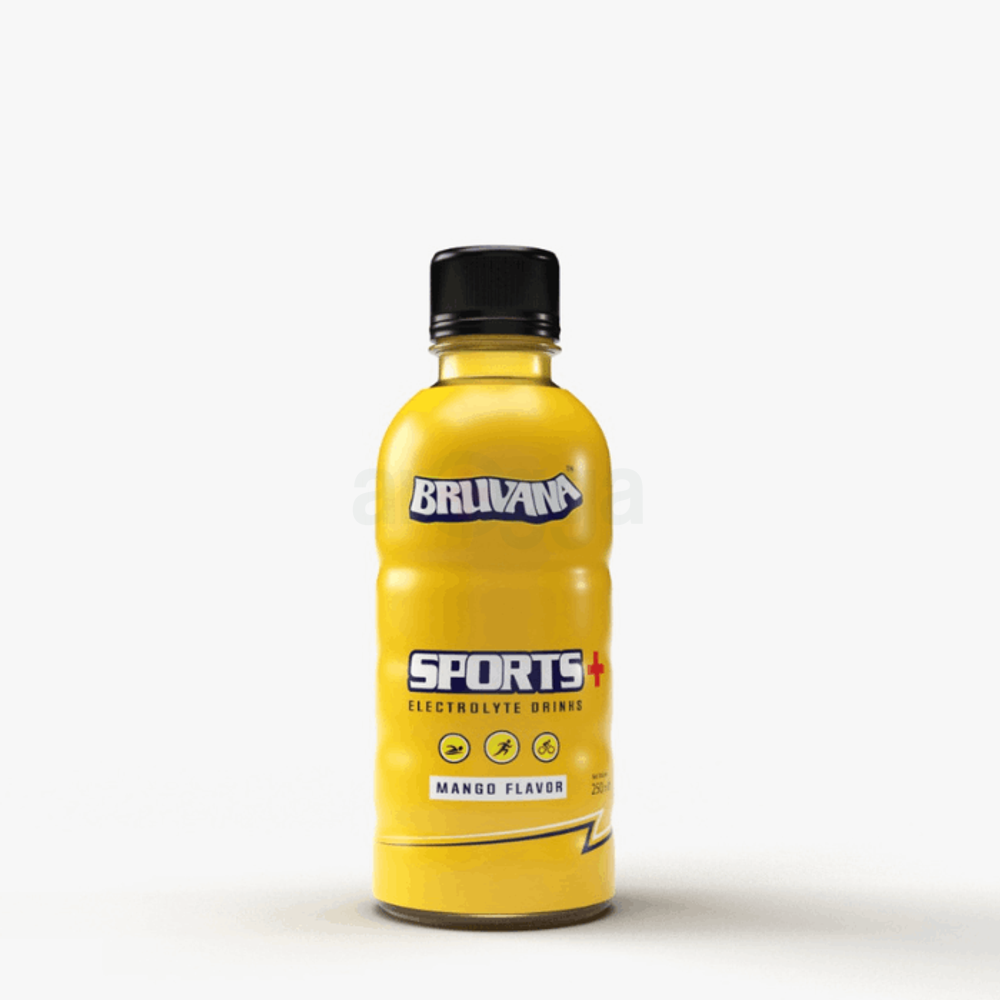 Bruvana Sports+ Electrolyte Beverage (Mango Flavor) 250ml  