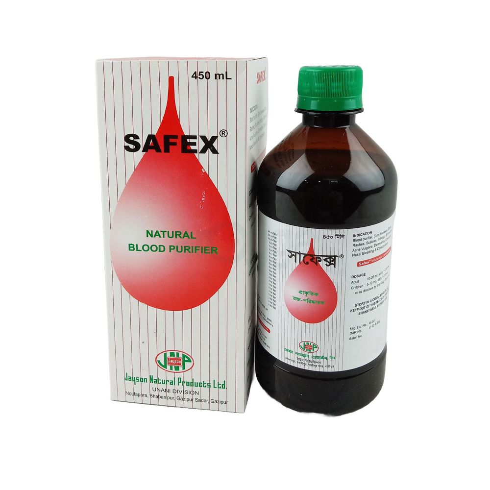 Safex 450ml Syrup