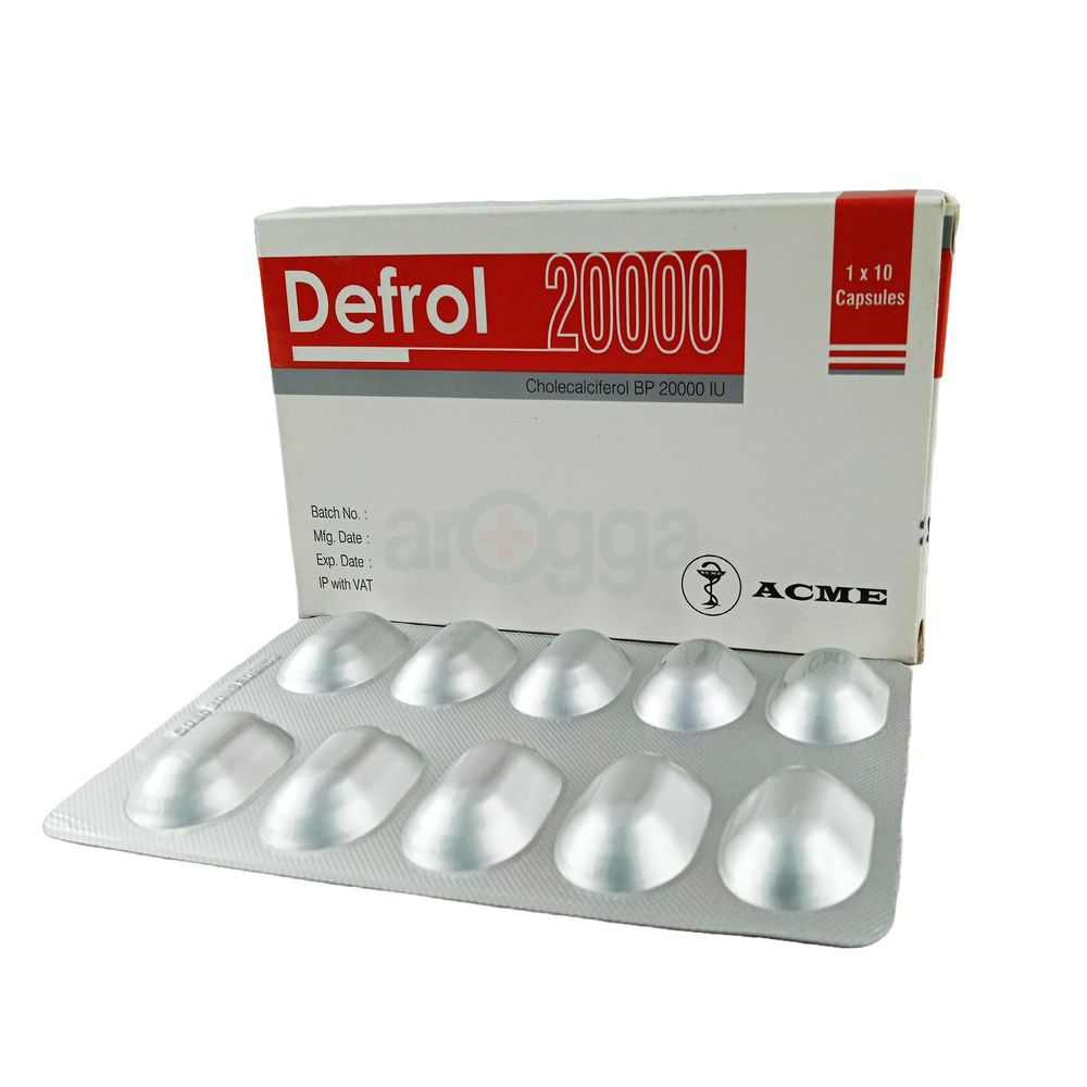 Defrol 20000 20000IU Capsule