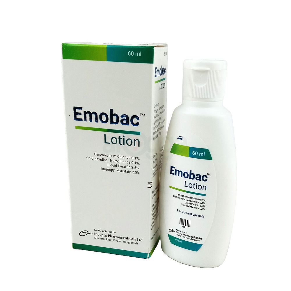 Emobac Lotion 2.5%%+0.1%+0.1%+2.5% Lotion
