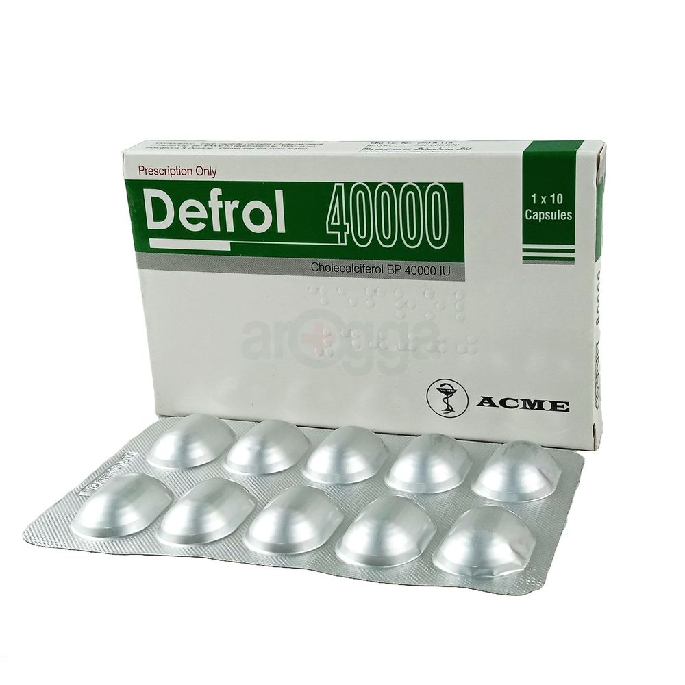 Defrol 40000 40000IU Capsule