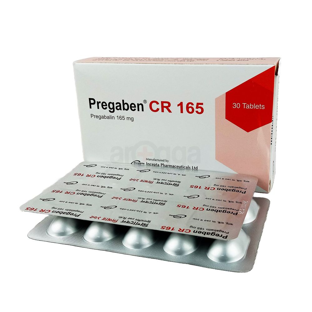 Pregaban  CR 165mg Tablet