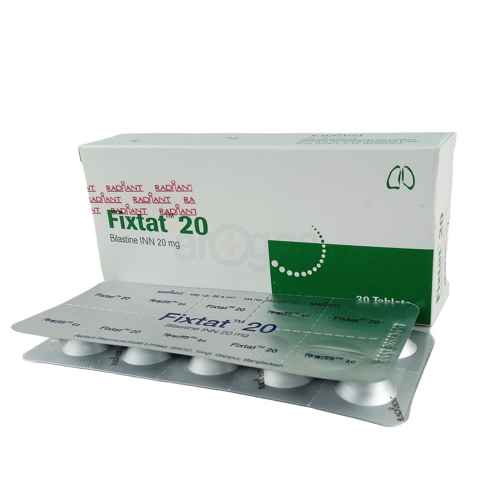 Fixtat 20mg Tablet - Arogga Online Pharmacy