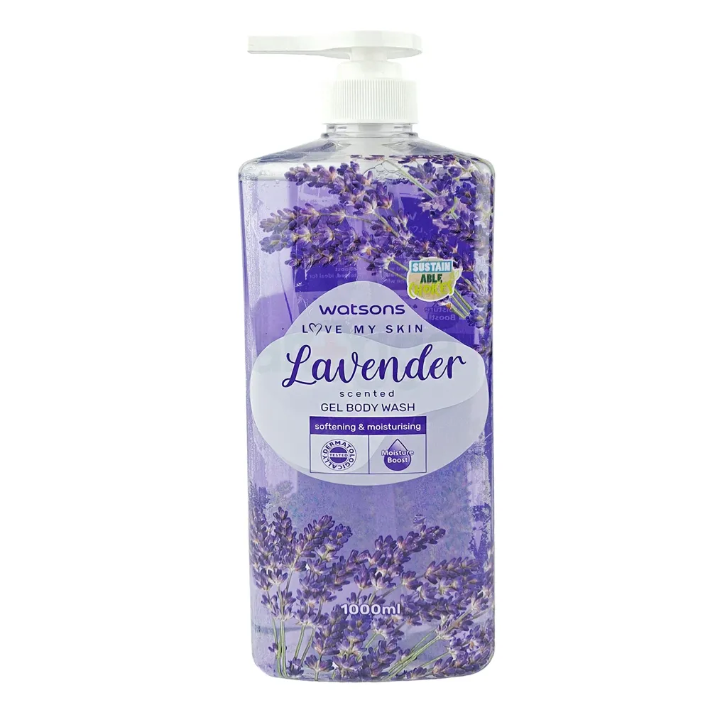 Watsons Love My Skin Lavender Scented Gel Body Wash 1000ml  