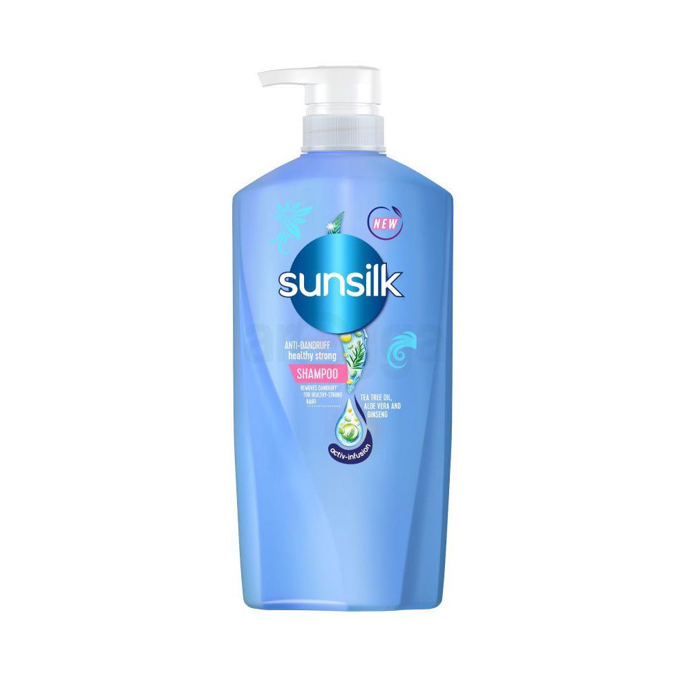 Sunsilk Anti Dandruff Healthy Strong Shampoo with Tea Tree Oil, Aloe Vera & Ginseng  