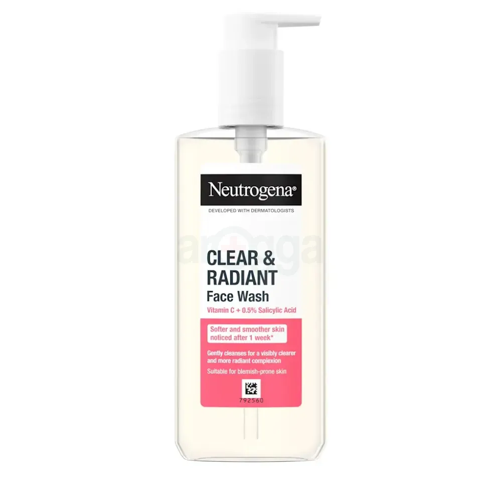 Neutrogena Clear & Radiant Face Wash with Vitamin C + 0.5% Salicylic Acid 200ml  