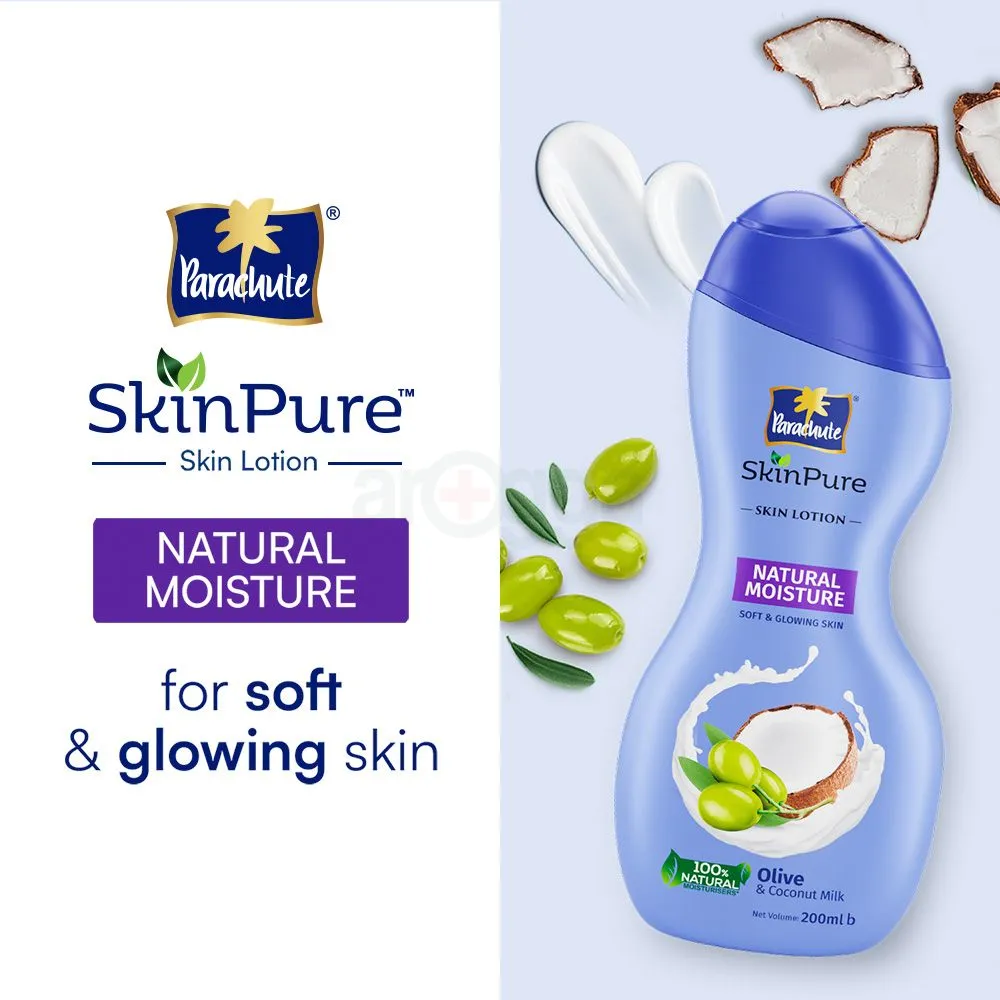 Parachute SkinPure Skin Lotion Natural Moisture 200ml  