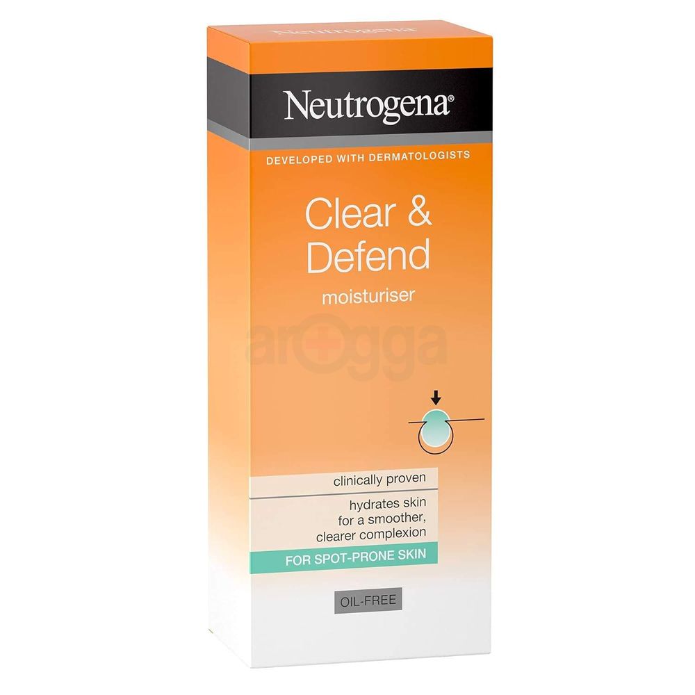 Neutrogena Clear & Defend Oil Free Moisturiser for Spot-Prone Skin  