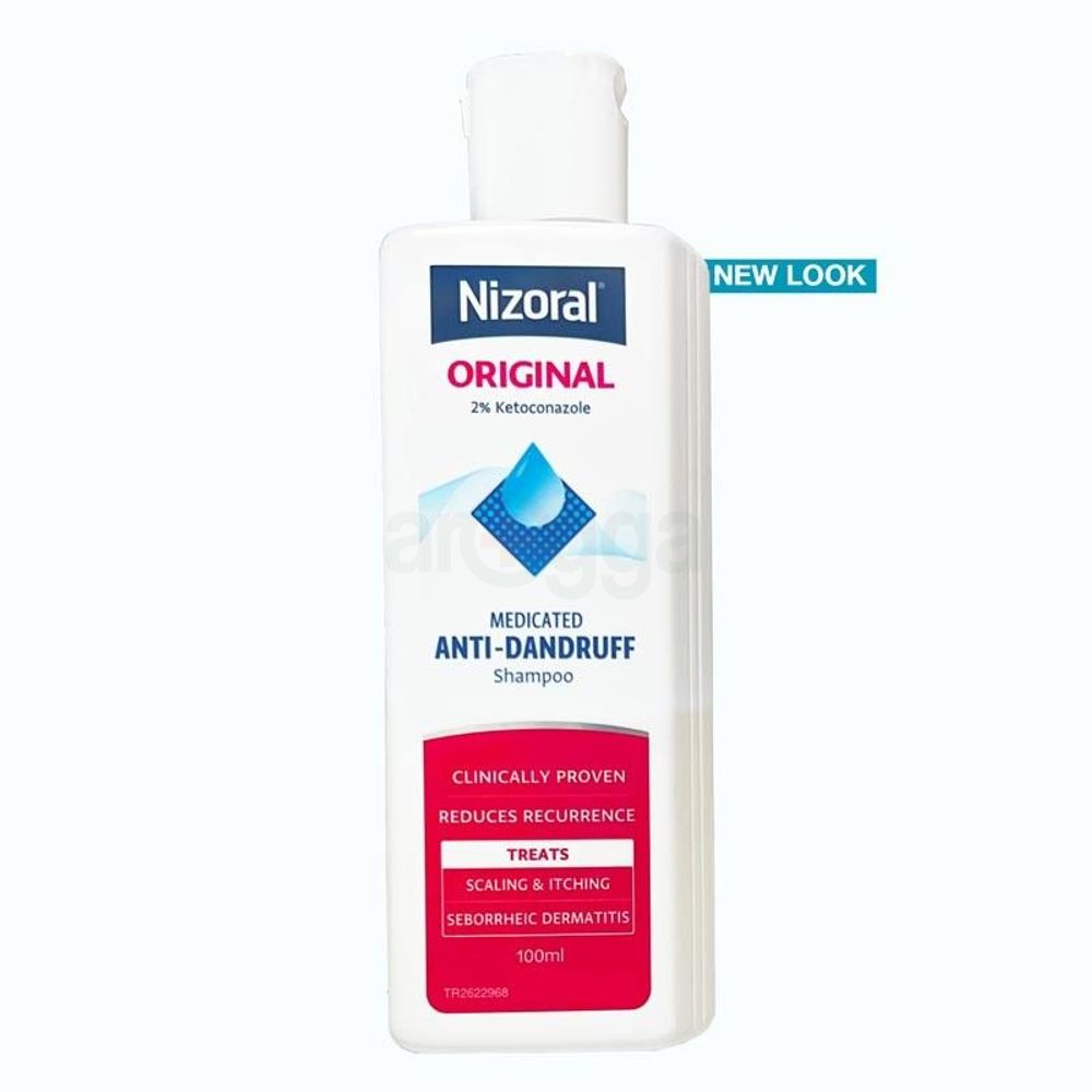 Nizoral Original 2% Ketoconazole Medicated Anti-Dandruff Shampoo (Made in Thailand) 100ml  