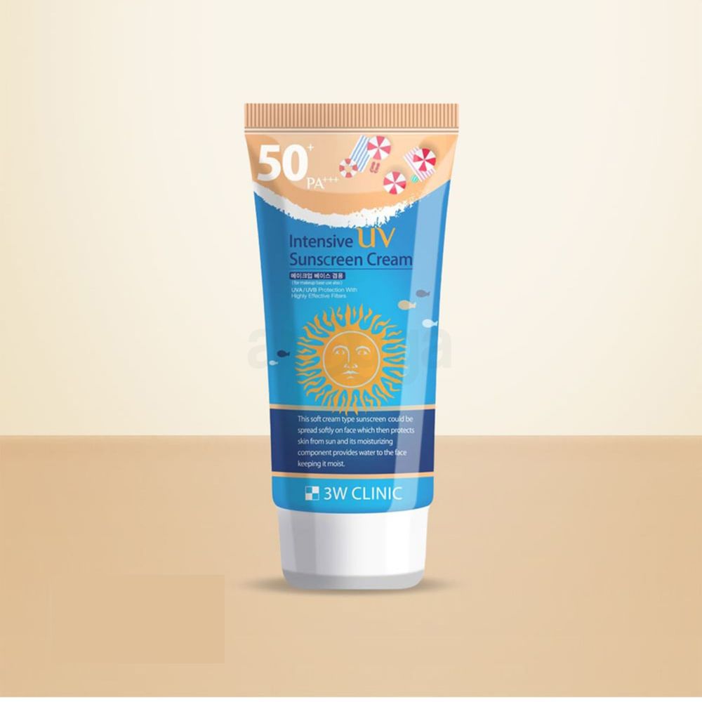 3W Clinic Intensive UV Sunblock Cream SPF 50+ PA+++  